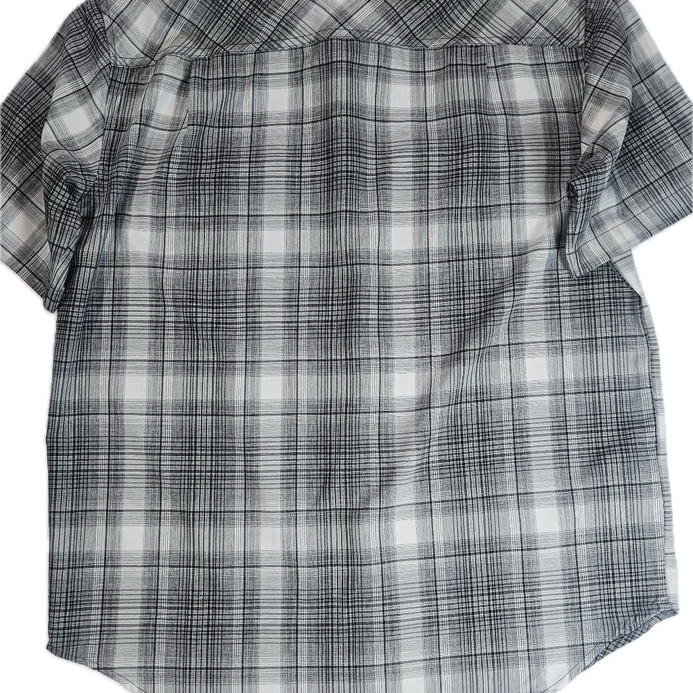 Orvis Shirt Mens Large Black Plaid Short Sleeve Performance Fishing Outdoor - Picture 2 of 6